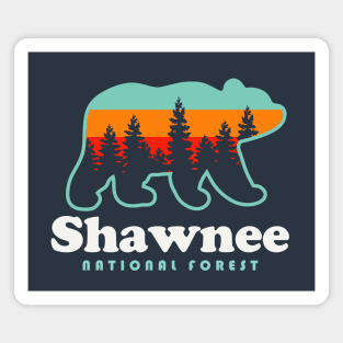 Shawnee National Forest Camping Waterfalls Illinois Bear Magnet